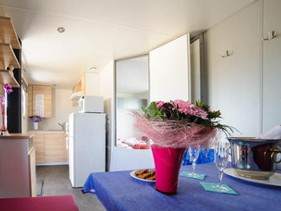 Mobilhome 2 personnes - 19m² 1Chambre 1