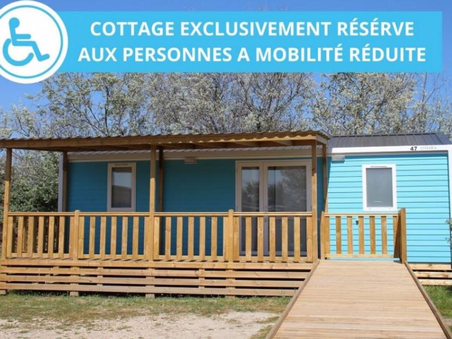 Mobilhome 4 personnes - PMR Cottage 29m² 4Pers 2Ch 0