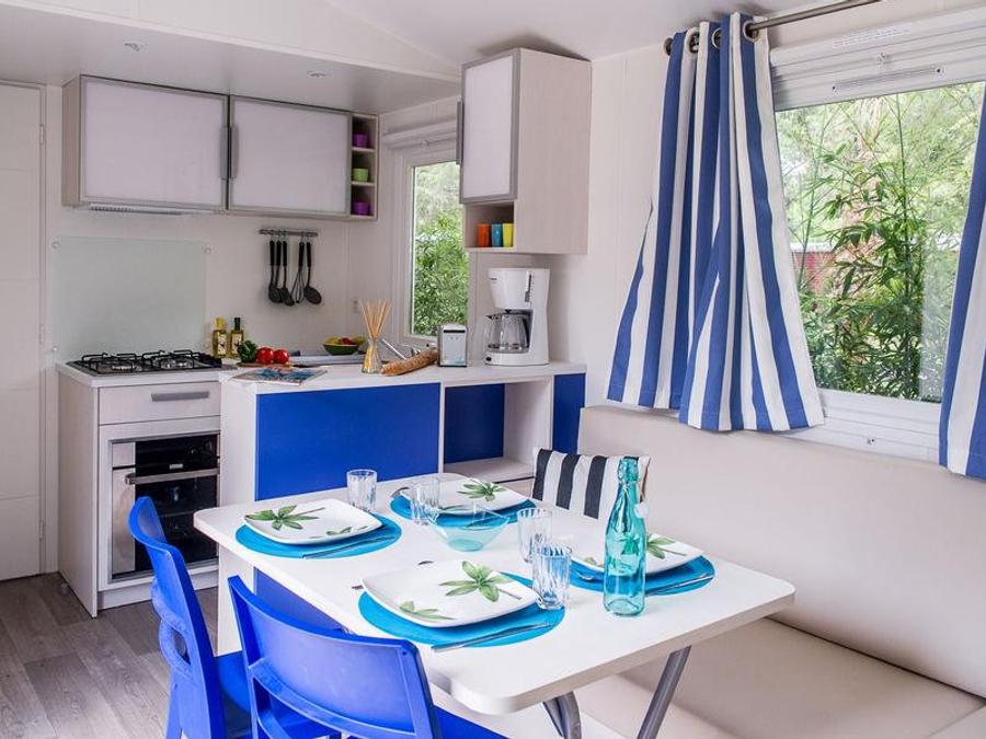 Mobilhome 4 personnes - 2 chambres - TV - CLIM - PLANCHA 5
