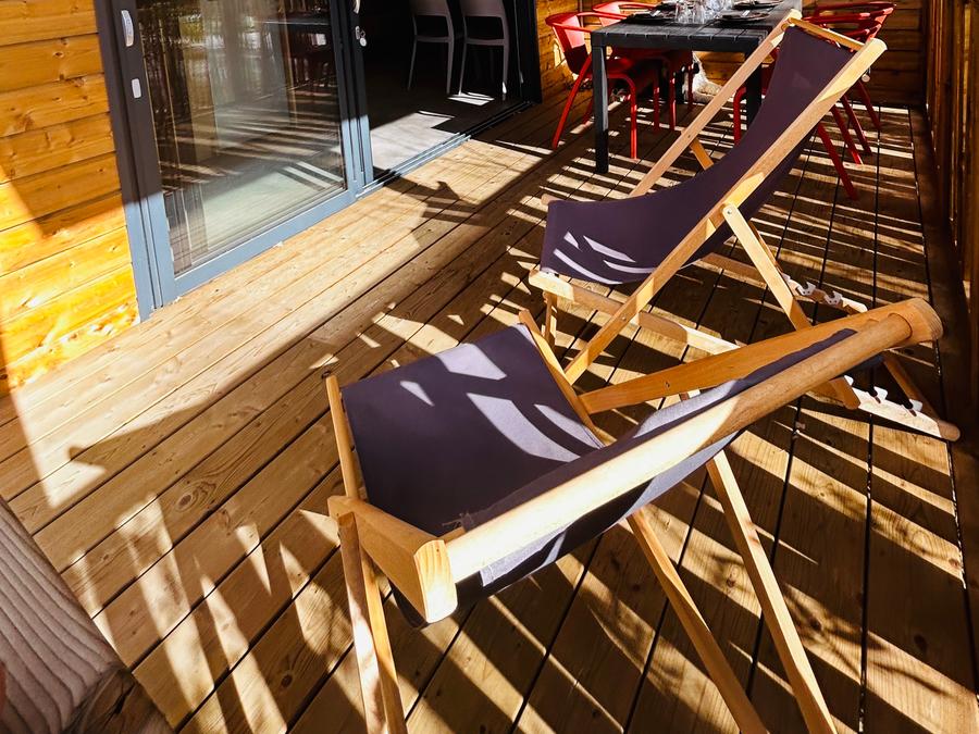 Chalet 4 personnes - Premium 32m² - 2 chambres (CLIM + TV + Plancha) 1