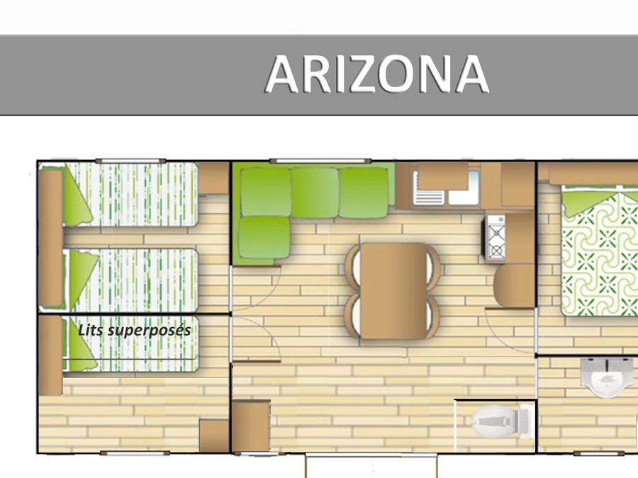 Mobilhome 6 personnes - ARIZONA. ECO 8
