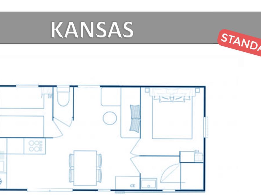 Mobilhome 5 personnes - KANSAS. STANDARD 9