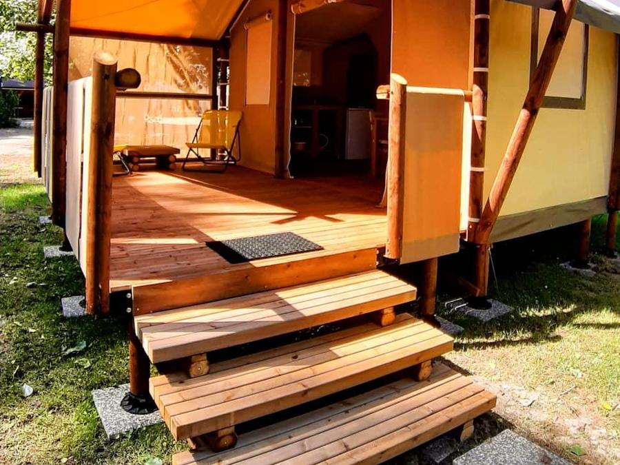 Bungalow toilé 4 personnes - JUNGLE LODGE sans sanitaires, sans eau 5