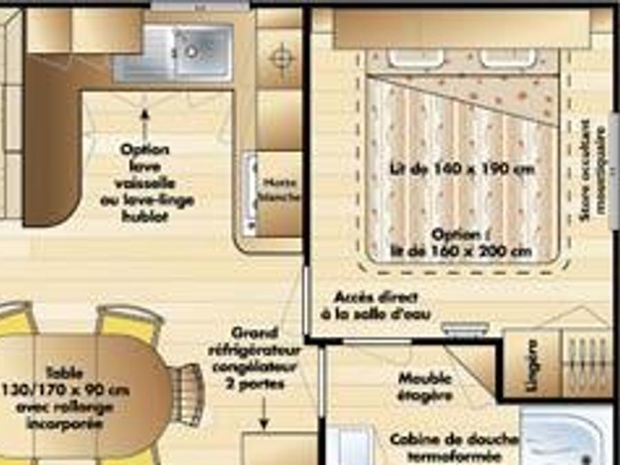 Mobilhome 6 personnes - 3 chambres + Climatisation 6