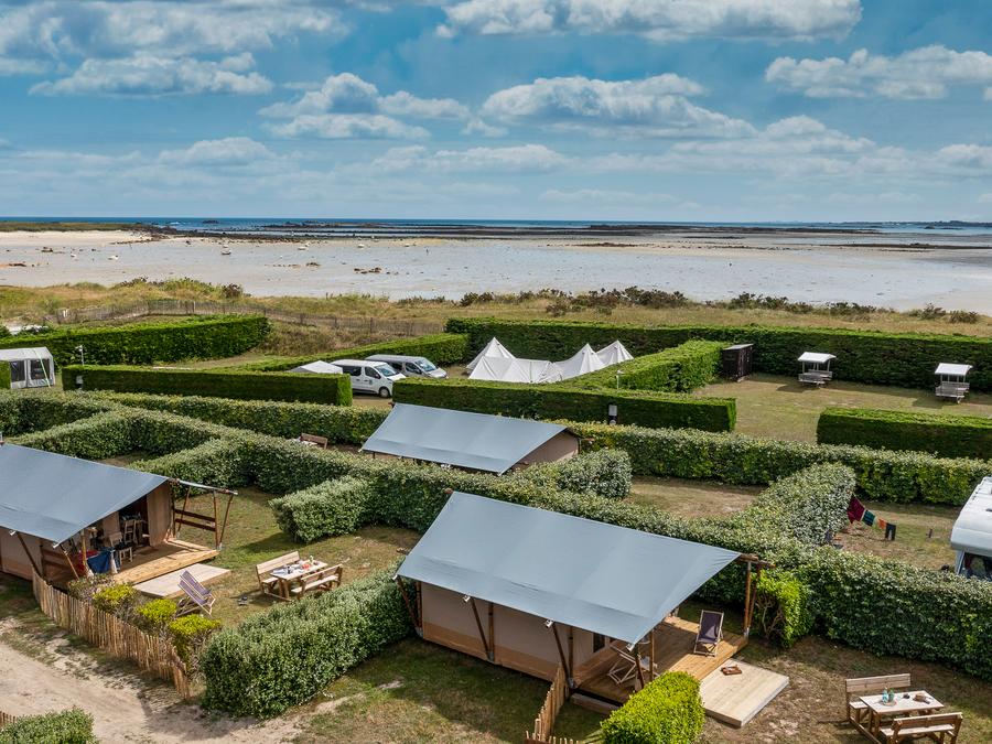 Tente en toile et en bois 5 personnes - Lodge (sans sanitaires) 2