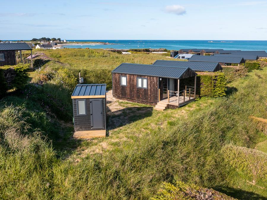Bungalow 4 personnes - Cabane 2 chambres Vue Mer (avec sanitaires privatifs sur l'emplacement) 6