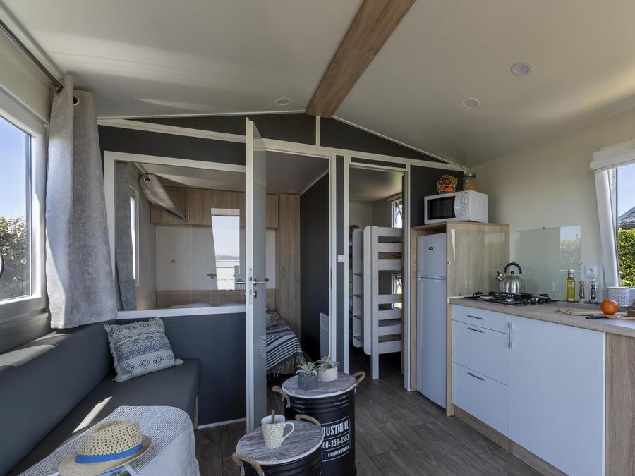 Bungalow 4 personnes - Cabane 2 chambres Vue Mer (avec sanitaires privatifs sur l'emplacement) 5