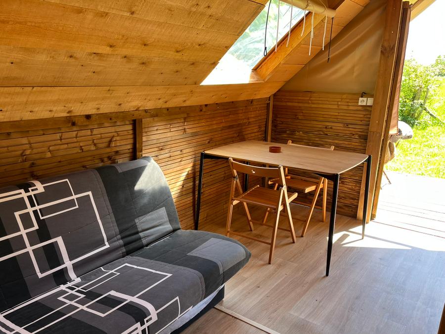 Tente en toile et en bois 4 personnes - Trappeur 4