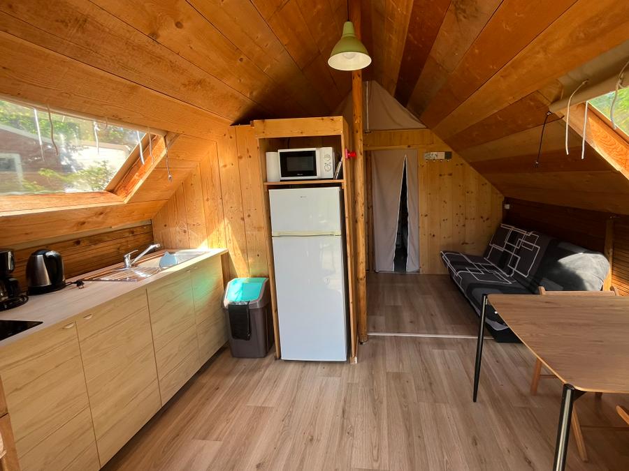 Tente en toile et en bois 4 personnes - Trappeur 1