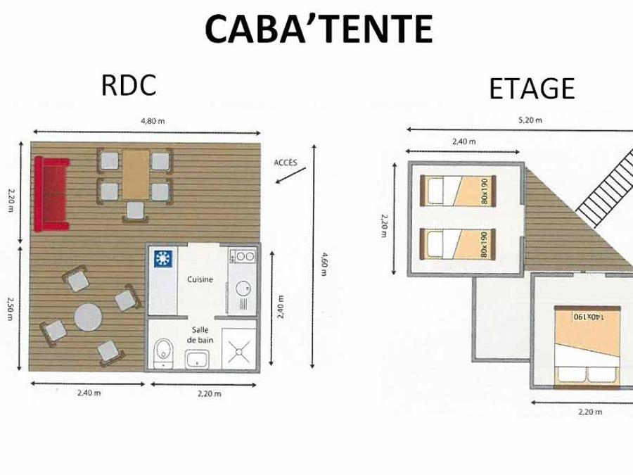 Hébergement 4 personnes - Ecureuil 6