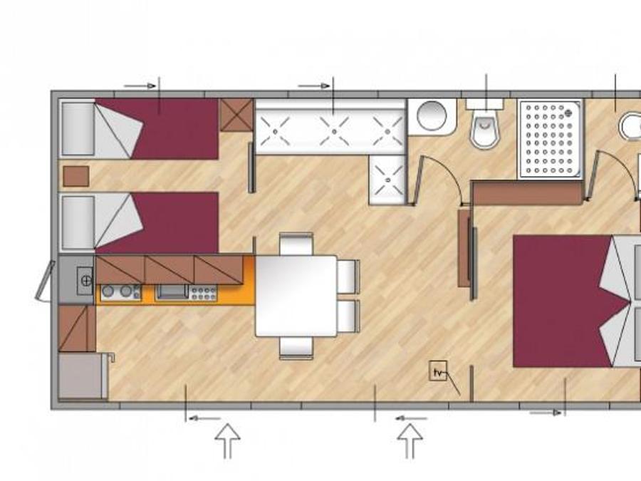 Mobilhome 5 personnes - Elegance 13