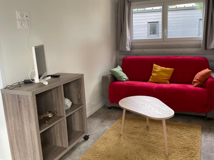Mobilhome 4 personnes - ECOLODGE AU CALME (DF19) - 2 CH - 2 SDB - WIFI - CLIM - PISCINE A L ANNEE 4 pers 4