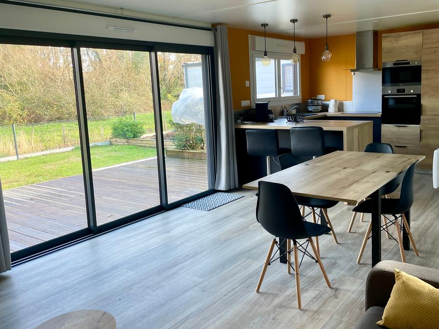 Mobilhome 4 personnes - CONFORTABLE ECOLODGE (DF23) 2CH - CLIM - WIFI - PISCINE/JACUZZI 4 pers 2