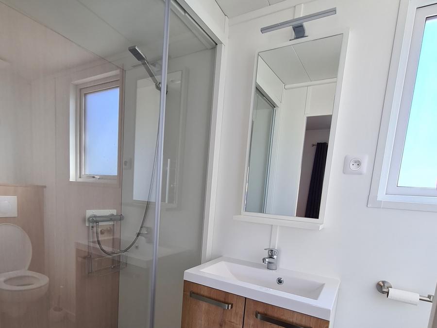 Mobilhome 8 personnes - ECOLODGE FAMILIAL (DF31) 3CH - 2SDB - CLIM - WIFI - PISCINE/JACUZZI - 2 TERRASSES 8 pers 15