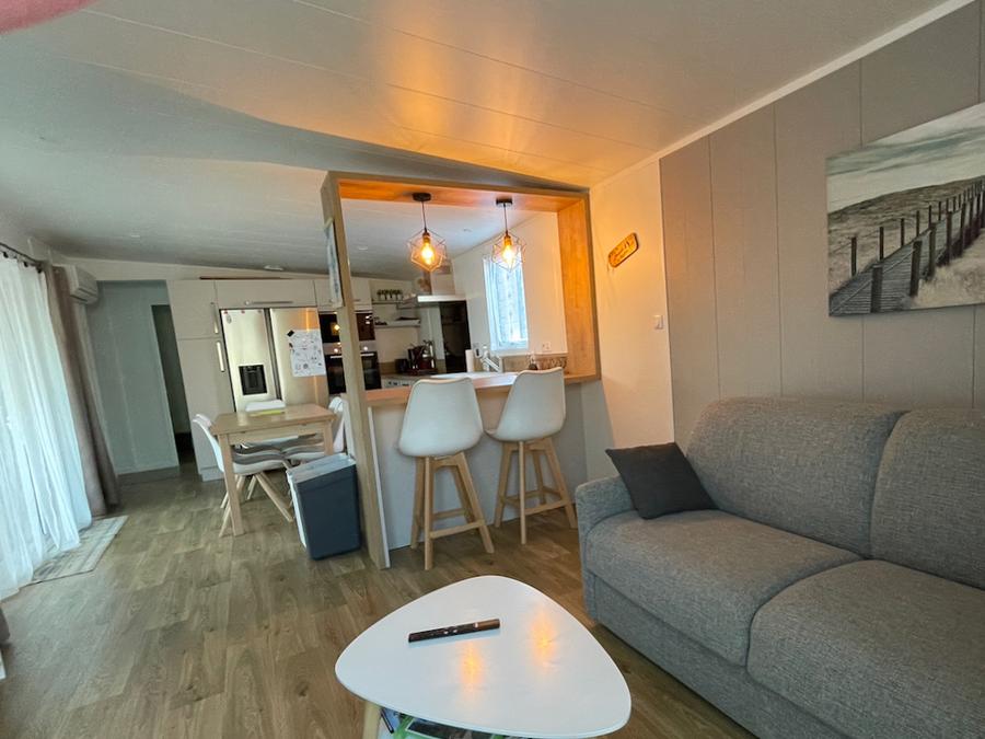 Mobilhome 8 personnes - ECOLODGE FAMILIAL (DF31) 3CH - 2SDB - CLIM - WIFI - PISCINE/JACUZZI - 2 TERRASSES 8 pers 8