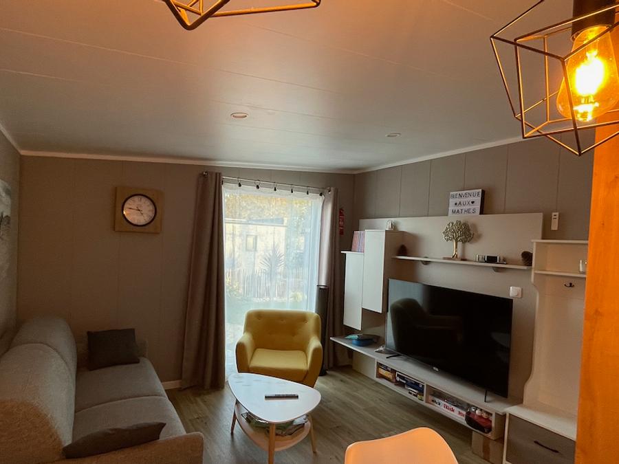 Mobilhome 8 personnes - ECOLODGE FAMILIAL (DF31) 3CH - 2SDB - CLIM - WIFI - PISCINE/JACUZZI - 2 TERRASSES 8 pers 7