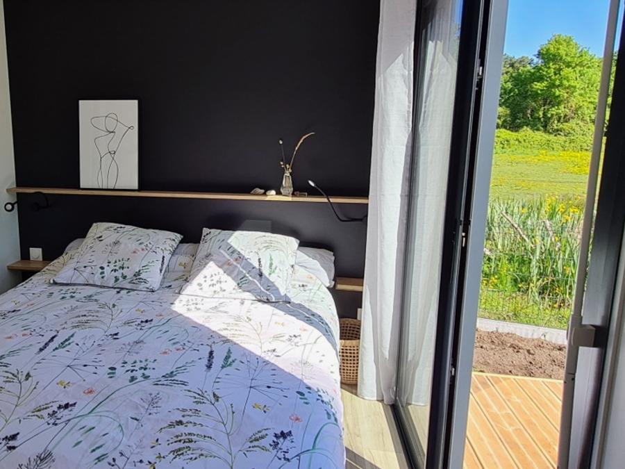 Mobilhome 6 personnes - ECOLODGE AU CALME (DF20) 3 CH - 2 SDB - 2 TERRASSES - CLIM - WIFI 6 pers 8