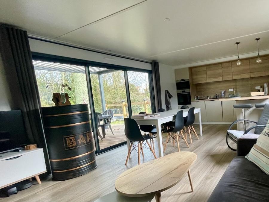 Mobilhome 6 personnes - ECOLODGE OMBRAGE ET AU CALME (DF25) 3 CH, 1 SDB, TERRASSE, WIFI, 6 pers 3