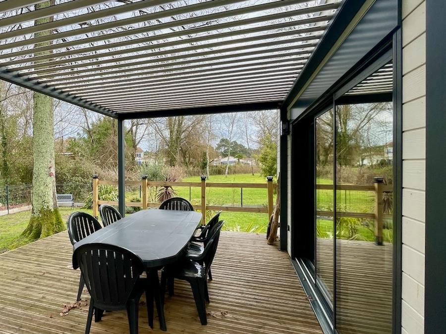 Mobilhome 6 personnes - ECOLODGE OMBRAGE ET AU CALME (DF25) 3 CH, 1 SDB, TERRASSE, WIFI, 6 pers 1
