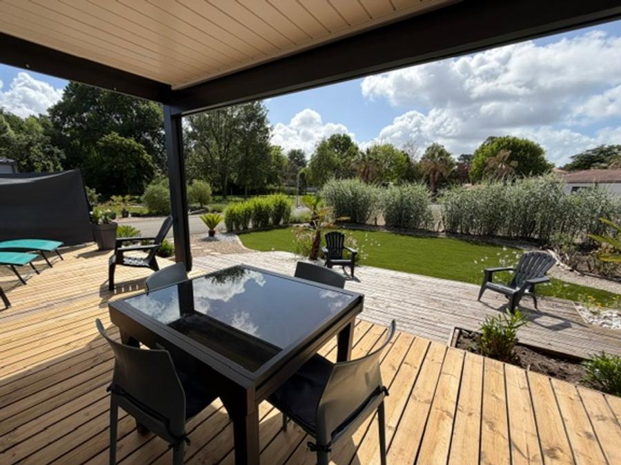 Mobilhome 4 personnes - Ecolodge de luxe Domaine de la forêt (Immobilhome) 2 chambres: climatisation/LL/LV/ accès piscine chauffée et couverte inclus 10
