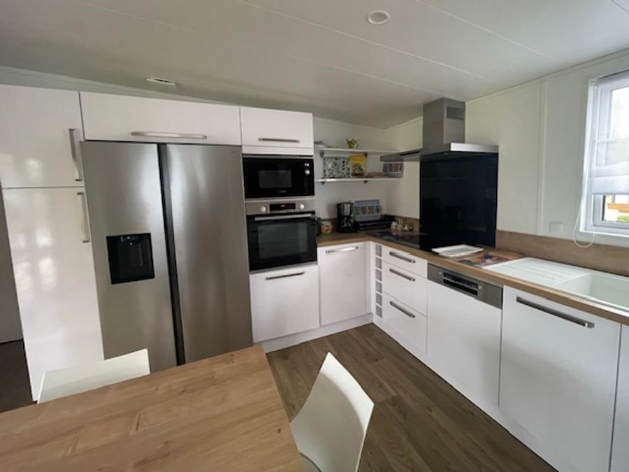 Mobilhome 4 personnes - Ecolodge de luxe Domaine de la forêt (Immobilhome) 2 chambres: climatisation/LL/LV/ accès piscine chauffée et couverte inclus 1