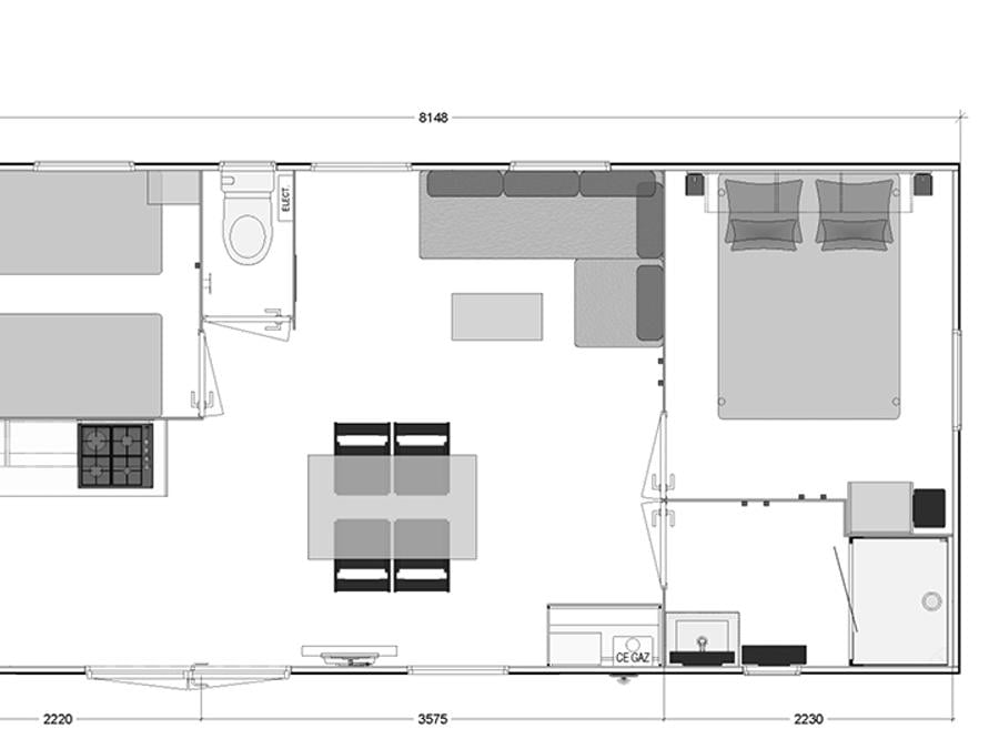 Mobilhome 4 personnes - Bahia Large 3