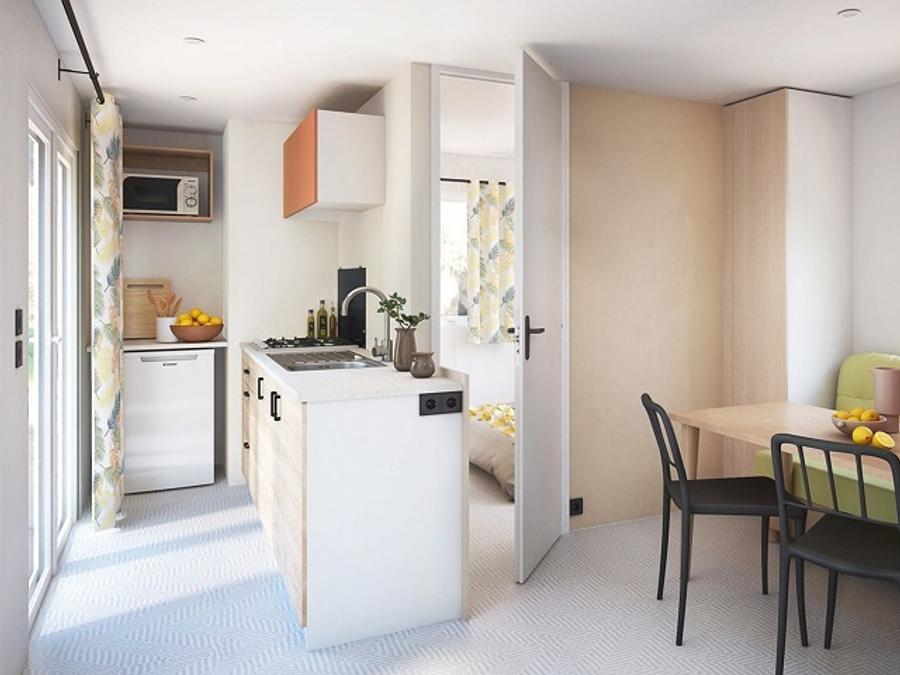 Mobilhome 6 personnes - Rivièra 2 chambres petite vue mer 1