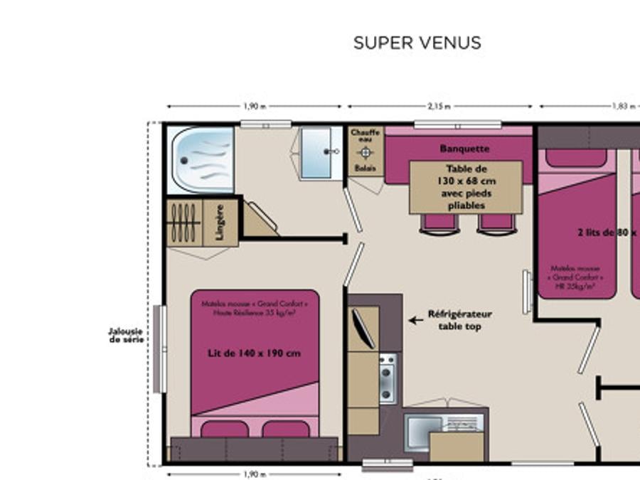 Mobilhome 4 personnes - XIMISTA 2