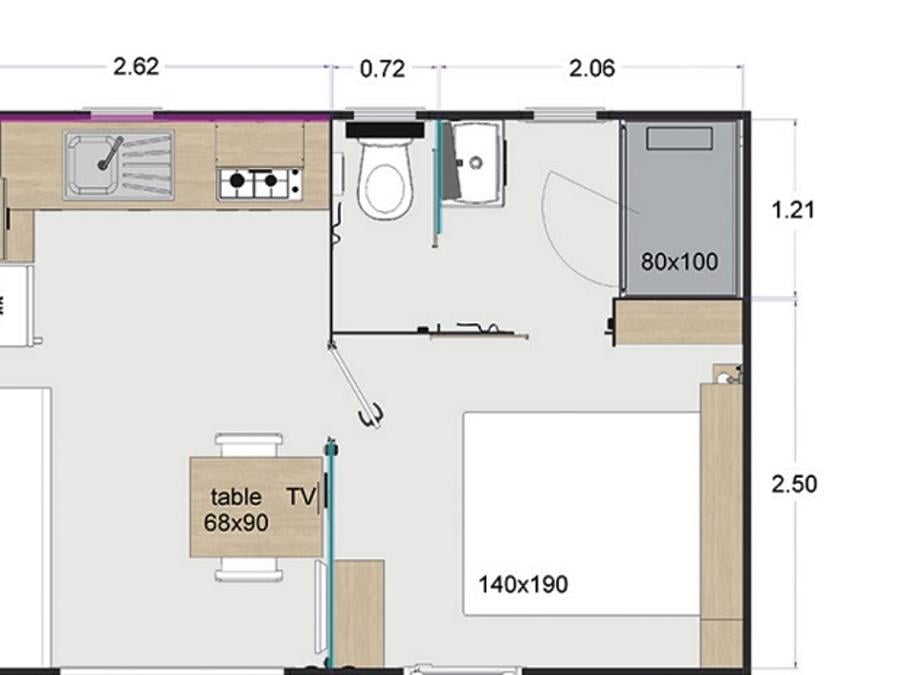 Mobilhome 2 personnes - EGURRA 3