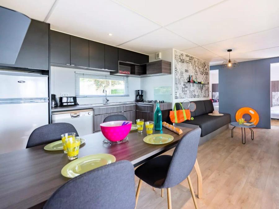 Mobilhome 6 personnes - Mobil-home 4 Pièces 6 Personnes + TV - 4 soleils 9