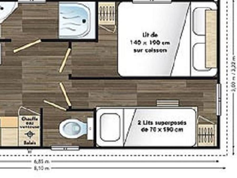 Hébergement 4 personnes - CONFORT 4
