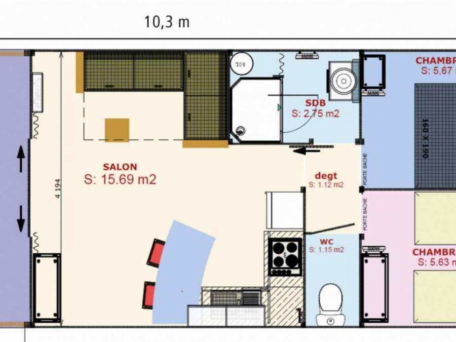 Chalet 4 personnes 4