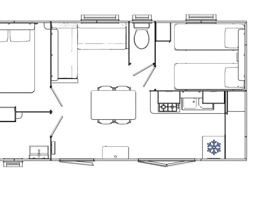 Mobilhome 4 personnes - MH PREMIUM 29 m² 5