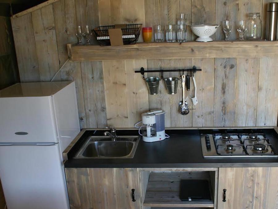 Tente en toile et en bois 5 personnes - Safari 2