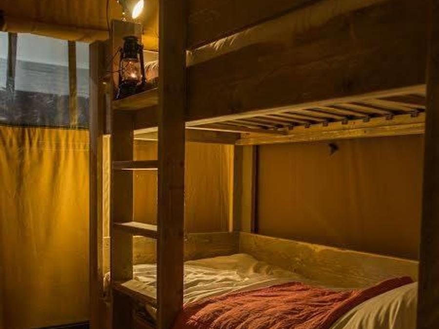 Tente en toile et en bois 5 personnes - Safari 12