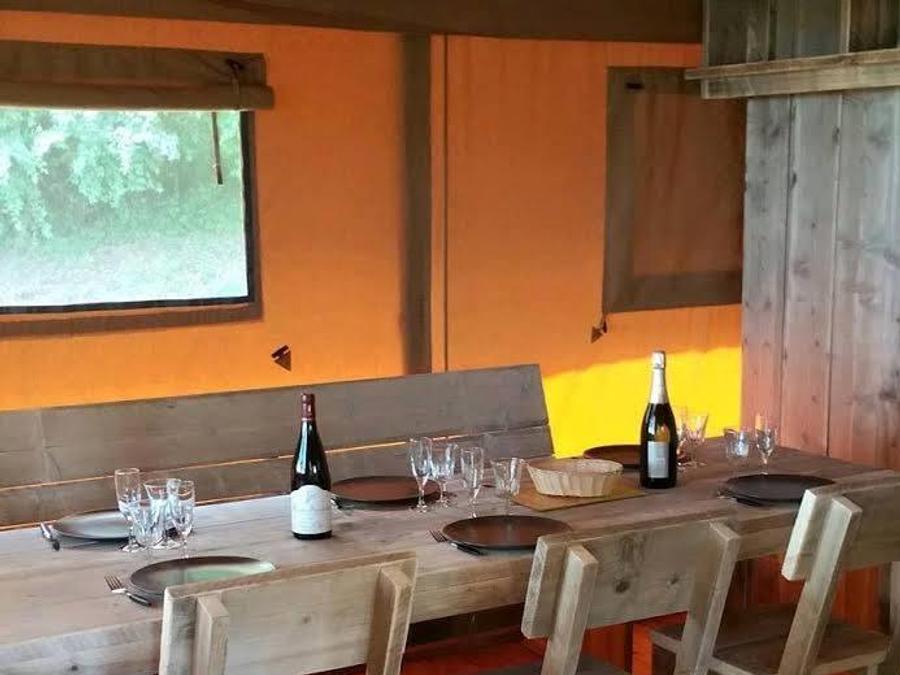 Tente en toile et en bois 5 personnes - Safari 11