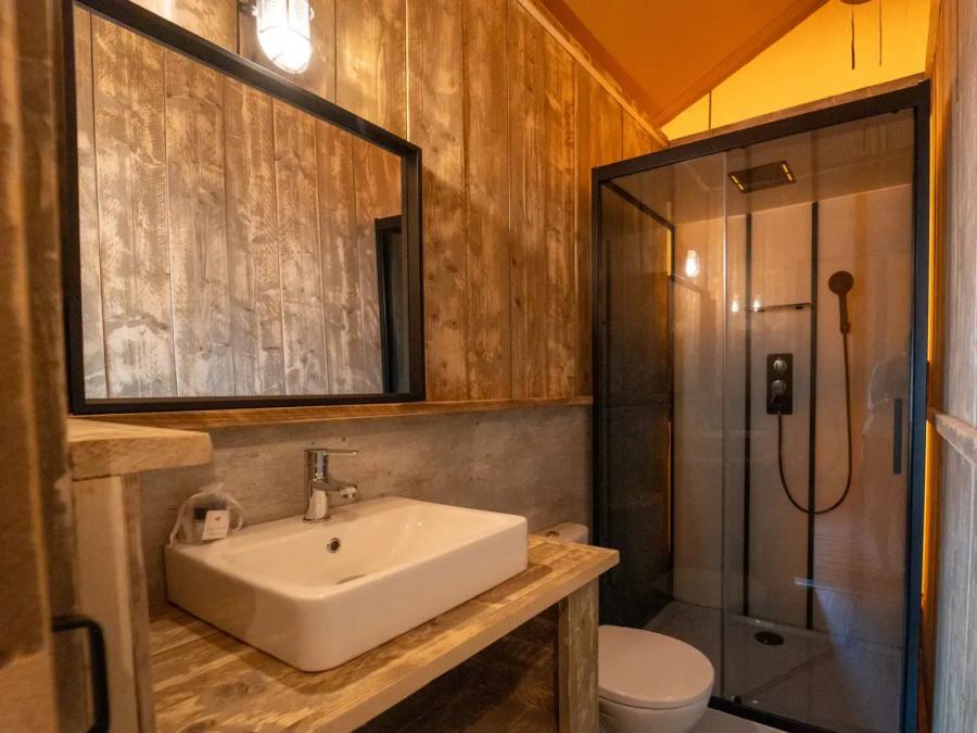 Tente en toile et en bois 4 personnes - Safari Tenten 3