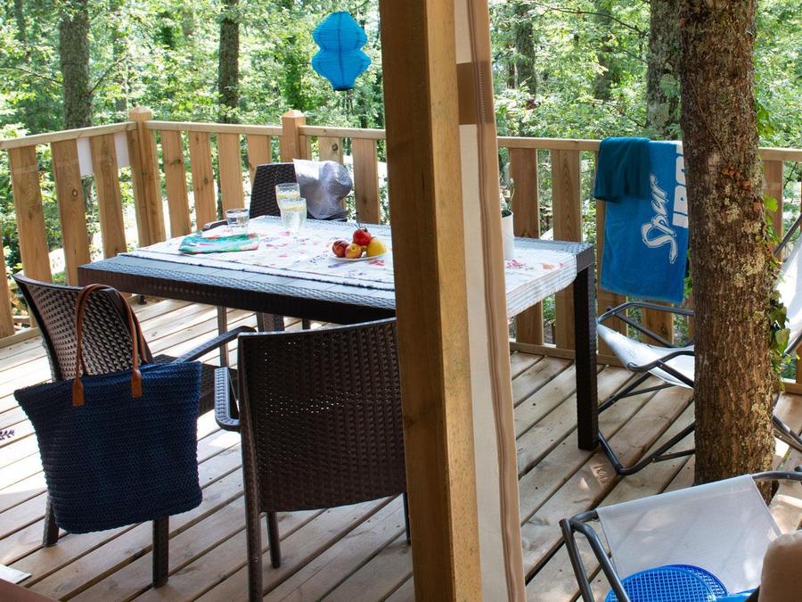 Tente en toile et en bois 5 personnes - Lodgetent Deluxe 5