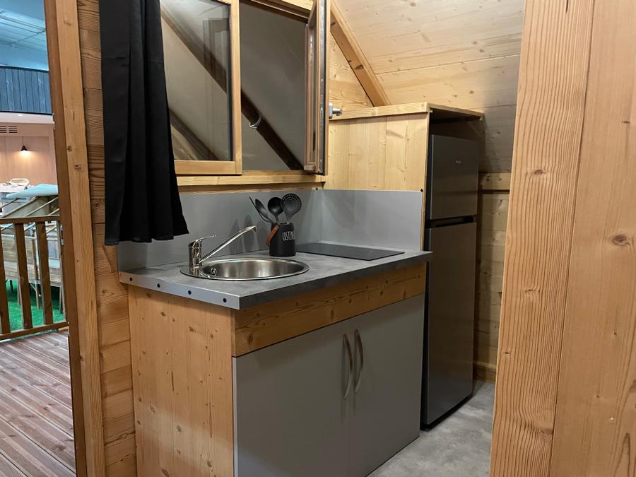 Tente en toile et en bois 5 personnes - Safari Lodge All Season 2