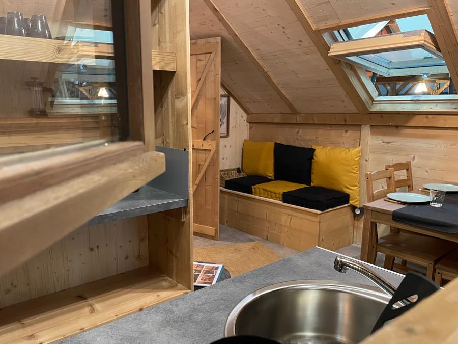 Tente en toile et en bois 5 personnes - Safari Lodge All Season 1
