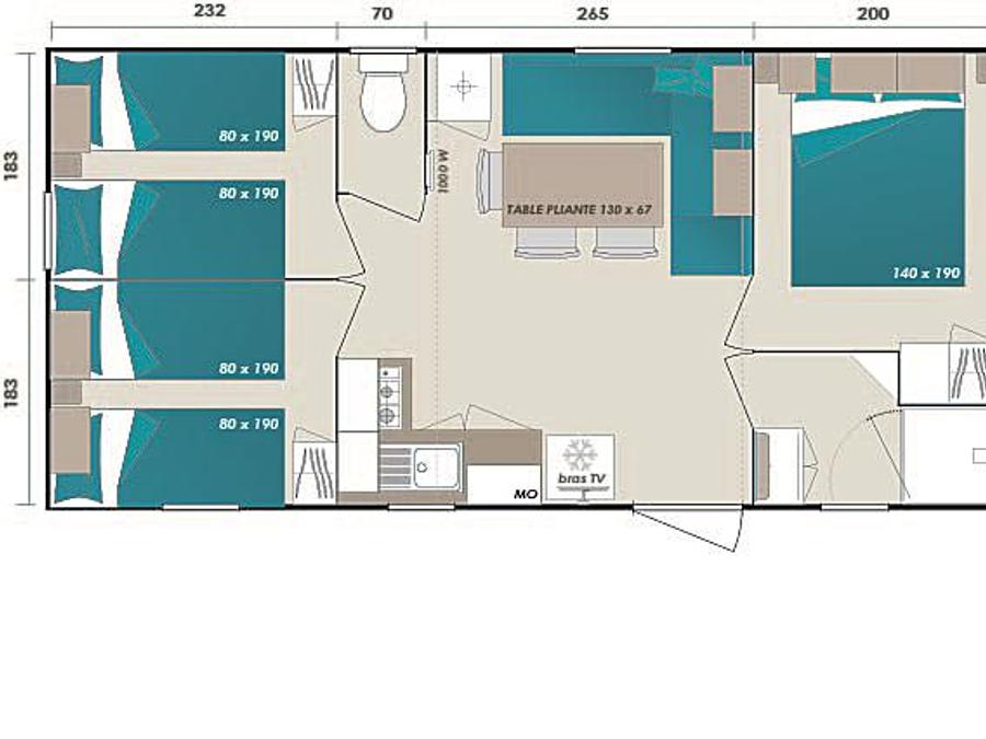 Lodge 6 personnes - Lodge Premium 5