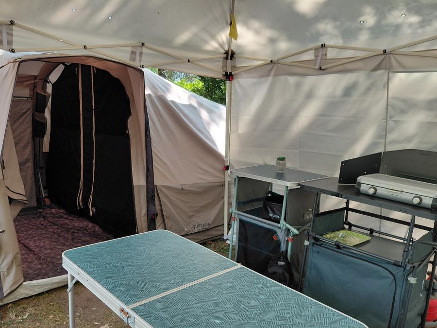Tente 4 personnes - Le Prêt à camper Grand Confort 1/4 pers 8