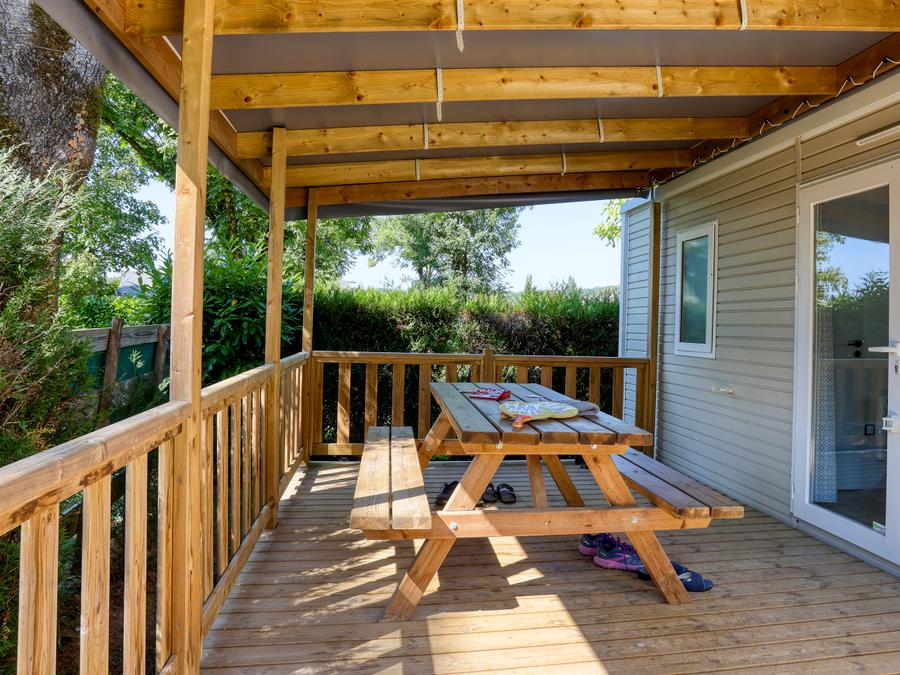 Mobilhome 4 personnes - Mobil-home Confort 2ch terrasse couverte 4 pers 1