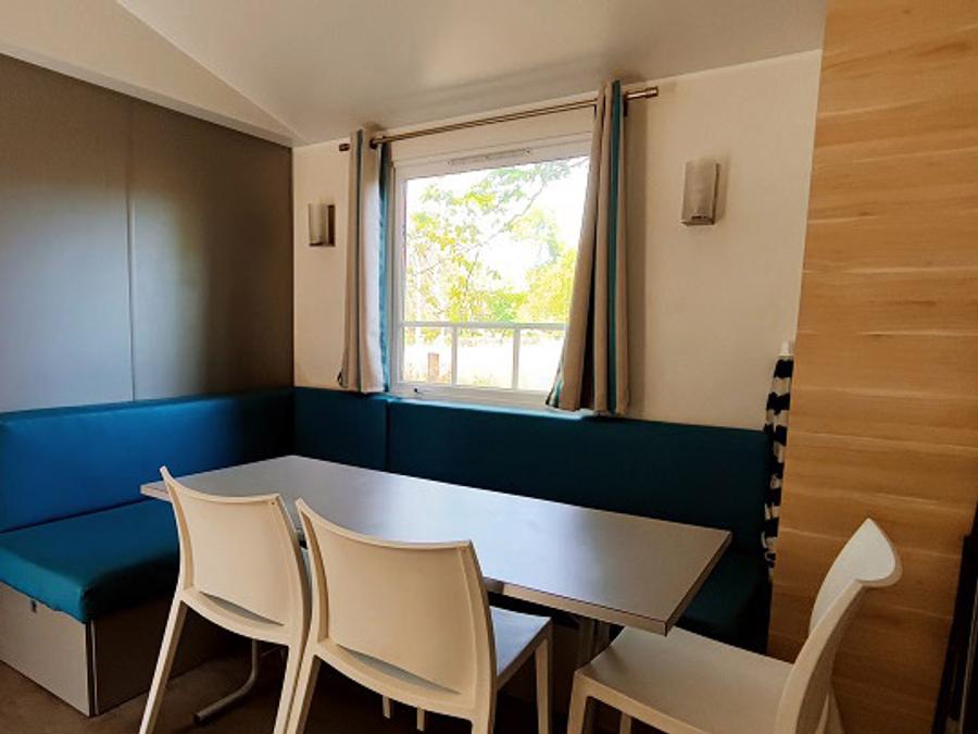 Mobilhome 6 personnes - Mobil-home Premium 30 m² (3 chambres) terrasse semi-couverte 15m² + TV + LV + Clim 6 pers 0