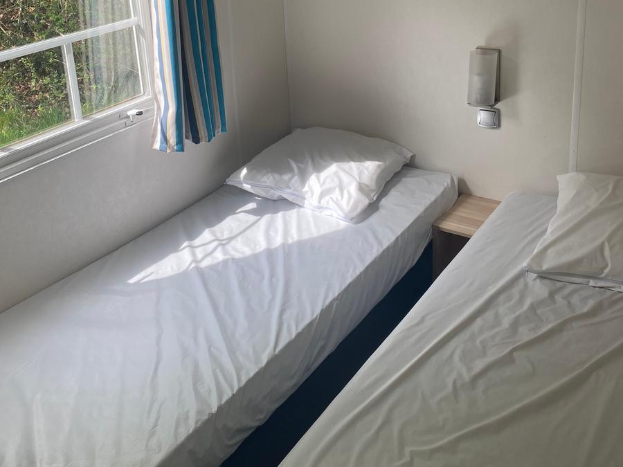 Mobilhome 6 personnes - Mobil-home Premium 30 m² (3 chambres) terrasse semi-couverte 15m² + TV + LV + Clim 6 pers 13