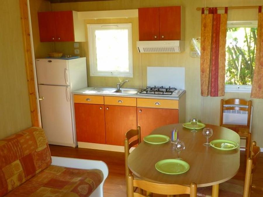 Chalet 6 personnes - Chalet Goa Confort 32m² (3 chambres) - Terrasse couverte 16m² - TV 6 pers 2