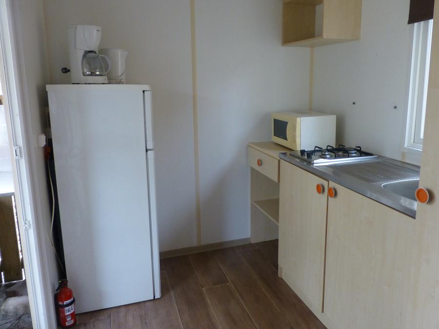 Mobilhome 5 personnes - Mobil-home Chêne Confort 23m² (2 chambres) - Terrasse couverte 10m² - Dimanche/Dimanche 5 pers 6