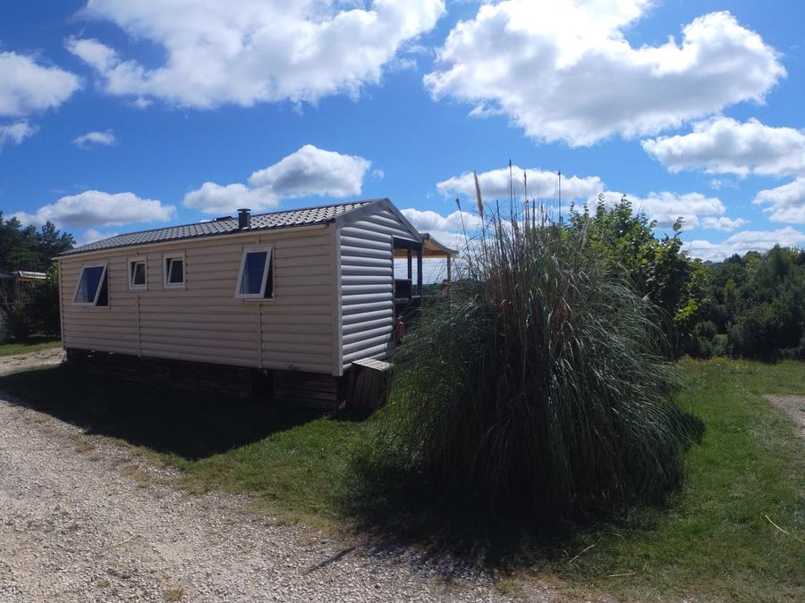 Mobilhome 5 personnes - Mobil-home Chêne Confort 23m² (2 chambres) - Terrasse couverte 10m² - Dimanche/Dimanche 5 pers 7