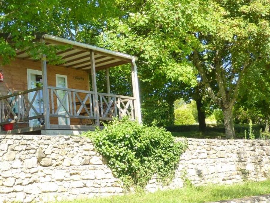 Chalet 2 personnes - Chalet Noisette Confort 16m² (1 chambre) - Terrasse couverte 8m² - TV 2 pers 0