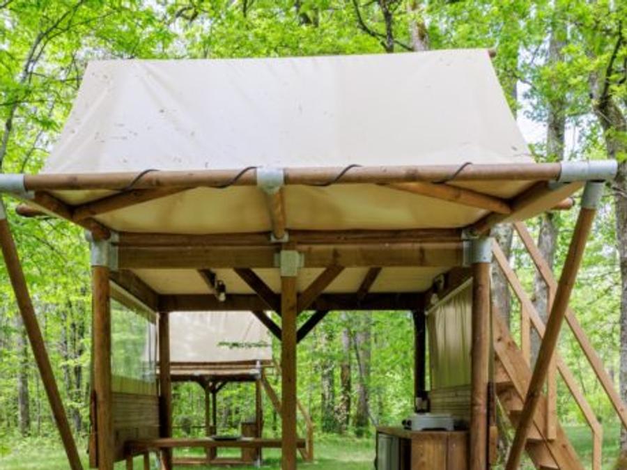 Bungalow toilé 2 personnes - CABANE AU CLAIR DE LUNE 1